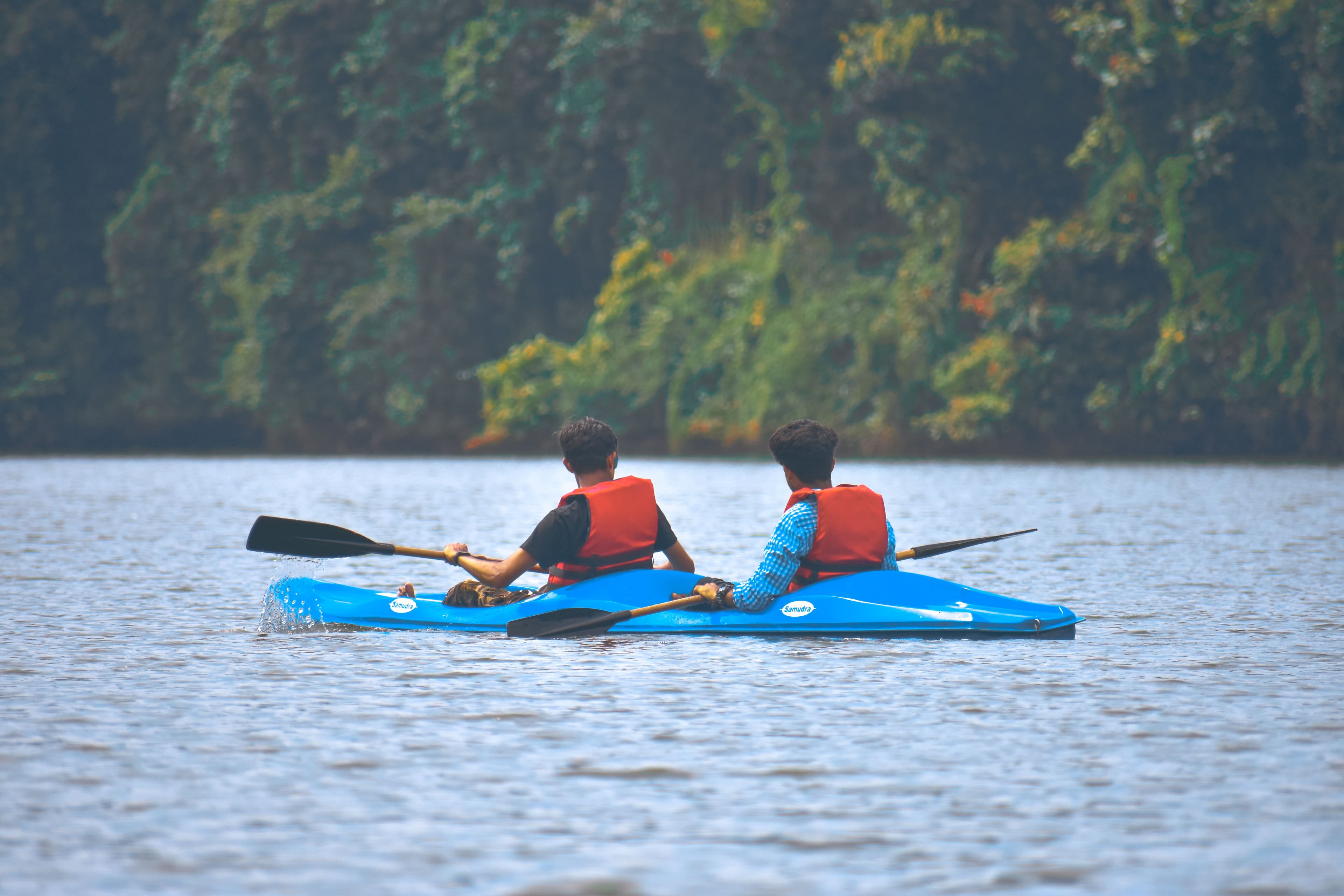 Boating on Naini Lake